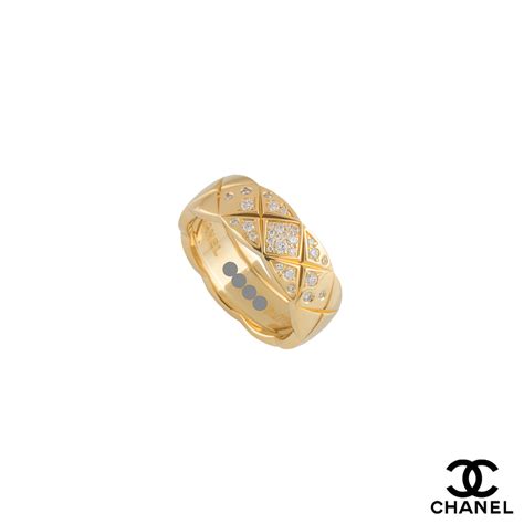 pre-owned chanel rings|chanel ring with diamonds.